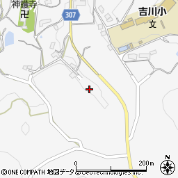 岡山県加賀郡吉備中央町吉川1107周辺の地図