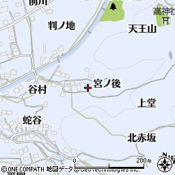 京都府綴喜郡井手町多賀宮ノ後12周辺の地図