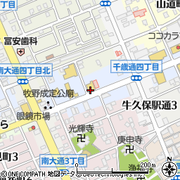 浜木綿 豊川店周辺の地図
