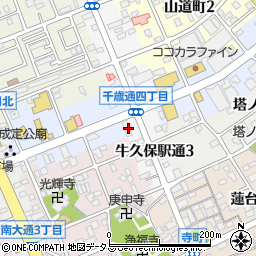 市民パソコン塾豊川校周辺の地図