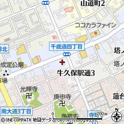 訪問看護ステーションケアライフ２４豊川周辺の地図