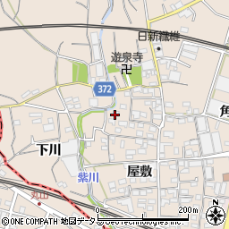 愛知県豊川市御津町赤根周辺の地図