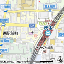 Ａ白あり駆除の生活救急車・白ありのトラブル出張サービス　茨木市・西駅前・茨木駅前・春日・穂積・受付センター周辺の地図