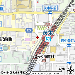 おはぎの丹波屋　ＪＲ茨木駅前店周辺の地図