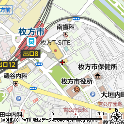 サイゼリヤ 枚方市役所前店周辺の地図