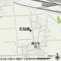 兵庫県揖保郡太子町岩見構周辺の地図
