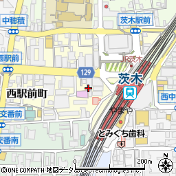 アイセイハート薬局　茨木駅前店周辺の地図