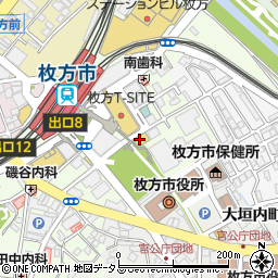 サンマルクカフェ 大阪府枚方市役所前店周辺の地図