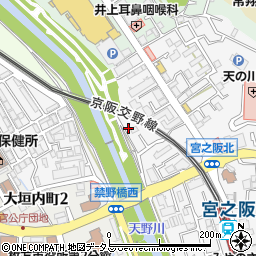 ジューキミシン大阪店お客様窓口営業所特約店周辺の地図