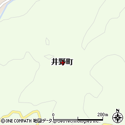 島根県浜田市井野町周辺の地図