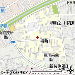 愛知県豊川市堺町2丁目49周辺の地図