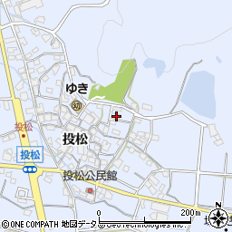 兵庫県加古川市志方町投松138周辺の地図