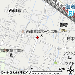 兵庫県姫路市御国野町西御着477周辺の地図