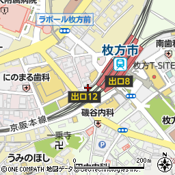 アパマンショップ枚方市駅北口店周辺の地図