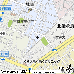 兵庫県姫路市北条宮の町3周辺の地図