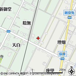 愛知県西尾市吉良町富田陰無48-2周辺の地図