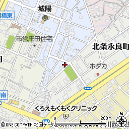 兵庫県姫路市北条宮の町6周辺の地図