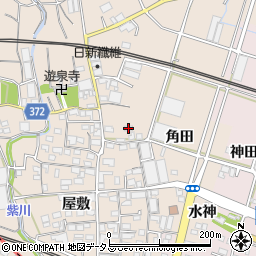 愛知県豊川市御津町赤根角田37周辺の地図