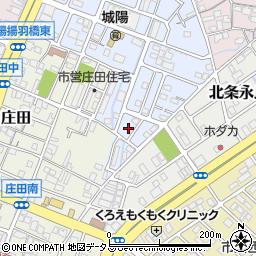 兵庫県姫路市北条宮の町13周辺の地図