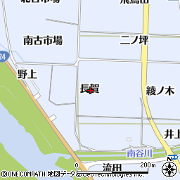 京都府綴喜郡井手町多賀長賀周辺の地図