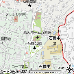 万寿荘周辺の地図