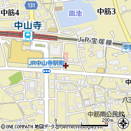 珈琲屋らんぷ宝塚店周辺の地図