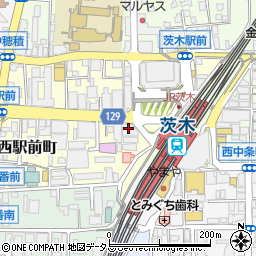 株式会社三島コーポレーション　ＪＲ茨木店周辺の地図