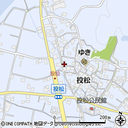 兵庫県加古川市志方町投松216周辺の地図