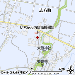 兵庫県加古川市志方町上冨木663周辺の地図