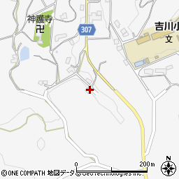 岡山県加賀郡吉備中央町吉川1110-1周辺の地図