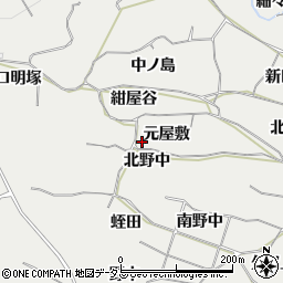 愛知県豊橋市石巻本町元屋敷周辺の地図