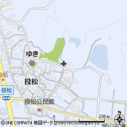 兵庫県加古川市志方町投松67周辺の地図