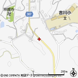 岡山県加賀郡吉備中央町吉川1091-1周辺の地図