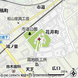 花井寺周辺の地図