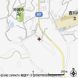 岡山県加賀郡吉備中央町吉川1110周辺の地図