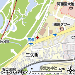 淀川資料館周辺の地図