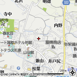 愛知県蒲郡市金平町東橋15周辺の地図