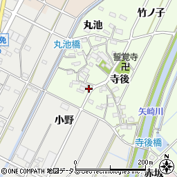 愛知県西尾市吉良町酒井丸池3周辺の地図