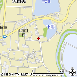 兵庫県三木市久留美245周辺の地図