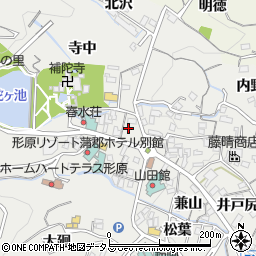 愛知県蒲郡市金平町植地周辺の地図
