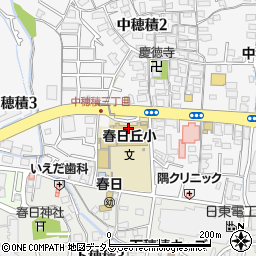 茨木市立春日丘小学校周辺の地図