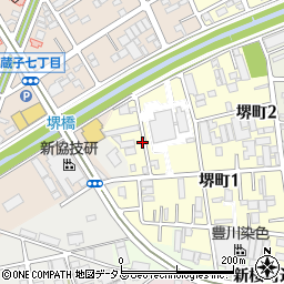 愛知県豊川市堺町2丁目65周辺の地図