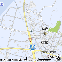 兵庫県加古川市志方町投松346周辺の地図