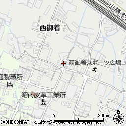 兵庫県姫路市御国野町西御着532周辺の地図