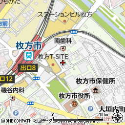 和カフェ・ごはん ことの葉 枚方市駅店周辺の地図