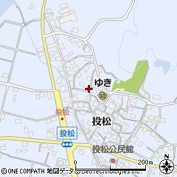 兵庫県加古川市志方町投松277周辺の地図