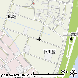 愛知県豊川市三上町内袋周辺の地図