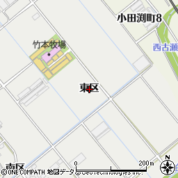 愛知県豊川市御津町上佐脇（東区）周辺の地図