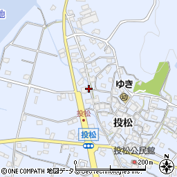 兵庫県加古川市志方町投松226-1周辺の地図