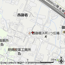 兵庫県姫路市御国野町西御着664周辺の地図
